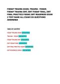 FISDAP Trauma & EMT Final Test Bank 2026&sol;2027 &vert; 930 Practice Questions&comma; Answers & Exam Study Guide