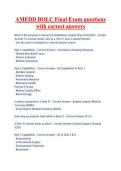 AMEDD BOLC Final Exam Study Guide & Test Bank &lpar;2026&sol;2027&rpar;