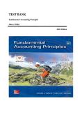 FUNDAMENTAL ACCOUNTING PRINCIPLES 24TH EDITION WILD COMPLETE EXAM GUIDE WITH TEST BANK &lpar;ALL CHAPTERS 1-27&rpar; &vert; INSTANT PASS