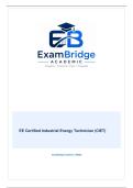 EE Certified Industrial Energy Technician &lpar;CIET&rpar; &vert; Practice Questions & Answers
