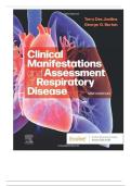 Test Bank - Clinical Manifestations and Assessment of Respiratory Disease&comma; 9th Edition &lpar;Des Jardins&comma; 2026&rpar;&comma; Newest Edition &vert; Verified Questions And Answers 