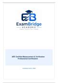 AEE Certified Measurement & Verification Professional Certification