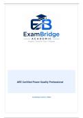 AEE Certified Power Quality Professional &vert; Practice Exam Questions & Answers