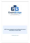 AEE Energy management and building performance &vert; Study Notes & Practice Q&A