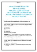  Indiana Land Surveyor Principles and Practice Exam&colon; Comprehensive Study Guide