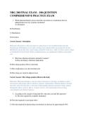 NRG 200 FINAL EXAM &ndash; 100-QUESTION &NewLine;COMPREHENSIVE PRACTICE EXAM