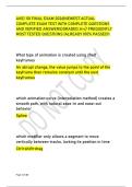 AVID 110 FINAL EXAM 2026&vert;NEWEST ACTUAL &NewLine;COMPLETE EXAM TEST WITH COMPLETE QUESTIONS &NewLine;AND VERIFIED ANSWERS&rpar;GRADED A&plus;&sol;&sol; FREQUENTLY &NewLine;MOST TESTED QUESTIONS &vert;ALREADY 100&percnt; PASSED&excl;&excl;