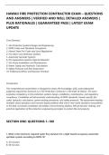 HAWAII FIRE PROTECTION CONTRACTOR EXAM &ndash; QUESTIONS&NewLine;AND ANSWERS &vert; VERIFIED AND WELL DETAILED ANSWERS &vert;&NewLine;PLUS RATIONALES &vert; GUARANTEED PASS &vert; LATEST EXAM&NewLine;UPDATE
