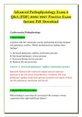 Advanced Pathophysiology Exam 2  &NewLine;Q&A &lpar;PDF&rpar; 2026&sol;2027 Practice Exam  &NewLine;Instant Pdf Download 
