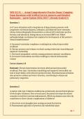WGU D115 &mdash;  Actual Comprehensive Practice Exam &vert; Complete Exam Questions with Verified Correct Answers and Detailed Rationales &ndash; Latest Update 2026&sol;2027 &vert; Already Graded A&plus;