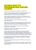 NCTI FIELD TECH 2 TO 3 PROGRESSION FINAL EXAM 100&percnt; ACCURATE