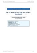 NR 511 Midterm Exam Prep 2026 UPDATE&NewLine;&vert;Chamberlain