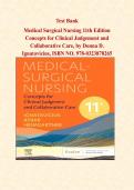 Test Bank&colon; Medical-Surgical Nursing 11th Edition &lpar;Ignatavicius&rpar; &vert; 700&plus; NCLEX-Style Q&A with Rationales for Clinical Judgment & Collaborative Care