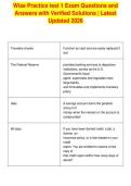 Wise Practice test 1 Exam Questions and&NewLine;Answers with Verified Solutions &vert; Latest&NewLine;Updated 2026Wise Practice test 1 Exam Questions and&NewLine;Answers with Verified Solutions &vert; Latest&NewLine;Updated 2026