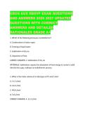 USCG AUX RBSVP EXAM QUESTIONS &NewLine;AND ANSWERS 2026 2027 UPDATED &NewLine;QUESTIONS WITH CORRECT &NewLine;ANSWERS AND DETAILED &NewLine;RATIONALES GRADE A&plus; &NewLine;1&period; Which of the following processes is endothermic&quest; &NewLine;A&period;&Tab;Condensation of water vapor &NewLine;B&period;&Tab;Freezing of liquid water &NewLine;C&period;&Tab;S