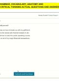 HESI A2 Admission Assessment 2026 Practice Test Questions