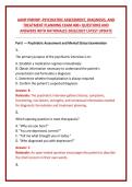AANP PMHNP Questions and Answers Full Complete Bundle