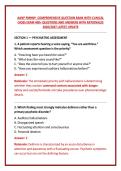 AANP PMHNP -COMPREHENSIVE QUESTION BANK WITH CLINICAL CASES EXAM 400&plus; QUESTIONS AND ANSWERS WITH RATIONALES 2026&sol;2027 LATEST UPDATE