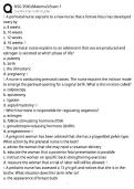 NSG 3500 Maternal Exam 1&colon; Comprehensive Study Guide & Exam Review