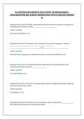 ACI CERTIFICATION CONCRETE FIELD-TESTING TECHNICIAN GRADE 1 EXAM&vert;QUESTIONS AND VERIFIED ANSWERS&vert;NEW UPDATE 2026&sol;2027&vert;GRADED A&plus;