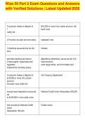Wise 50 Part 2 Exam Questions and Answers&NewLine;with Verified Solutions &vert; Latest Updated 2026
