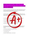 BCBA Mock Exam &lpar;ABA exam Review practice questions&rpar; and answers already passed 2026&sol;2027