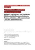 APEA 3P Exam Study Guide Qs & Ans to Pass the Exam&NewLine;100&percnt; Verified CLINICAL MEDICINE & NURSING REVIEW&NewLine;QUESTIONS & ANSWERS SUMMARY 2026&sol;2027&rpar; FORM A&comma; FORM B&comma; FORM C & RETAKES MOST TESTED QUESTIONS & PAST PAPERS TEST BANK QUESTIONS AND CORRECT DETAILED ANSW