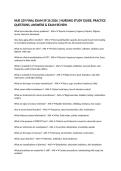 NUR 229 FINAL EXAM SP 26 2026 &vert; NURSING STUDY GUIDE&comma; PRACTICE QUESTIONS&comma; ANSWERS & EXAM REVIEW