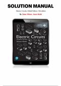 Solution Manual for Electric Circuits&comma; Global Edition&comma; 11th edition by James W&period; Nilsson&comma; Susan Riedel&comma; Chapter 1-18 &vert; All Chapters