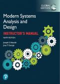 Solutions Manual For Modern Systems Analysis and Design 9th Edition By Joseph Valacich&comma; Joey George&comma; Jeffrey Hoffer &vert; Latest Edition&period;