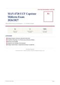  MAN 4720 UCF CAPSTONE MIDTERM EXAM Actual Exam 2026&sol;2027 &ndash; Complete Exam-Style Questions &vert; 100&percnt; Verified &ndash; Pass Guaranteed &ndash; A&plus; Graded