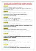 Solution-Focused Brief Counseling &lpar;SFBC&rpar;&colon; Principles &vert; Assessment&NewLine;Questions and Answers with 100&percnt; Correct Answers &vert; Latest Version