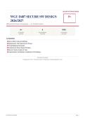  WGU D487 SECURE SOFTWARE DESIGN EXAM Actual Exam 2026&sol;2027 &ndash; Complete Exam-Style Questions &vert; 100&percnt; Verified &ndash; Pass Guaranteed &ndash; A&plus; Graded