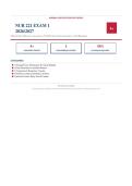  NUR 221 EXAM 1 Actual Exam 2026&sol;2027 &ndash; Complete Exam-Style Questions &vert; 100&percnt; Verified &ndash; Pass Guaranteed &ndash; A&plus; Graded