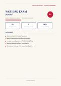  WGU D393 EXAM Actual Exam 2026&sol;2027 &ndash; Complete Exam-Style Questions &vert; 100&percnt; Verified &ndash; Pass Guaranteed &ndash; A&plus; Graded