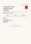 PATH INTL CTRI STUDY GUIDE EXAM Actual Exam 2026&sol;2027 &ndash; Complete Exam-Style Questions &vert; 100&percnt; Verified &ndash; Pass Guaranteed &ndash; A&plus; Graded