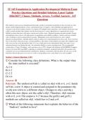 SNHU IT 145 Foundations in App Development Midterm Exam &vert; 167 Java Practice Questions & Verified Answers &lpar;Latest 2026&sol;2027 Guide&rpar;
