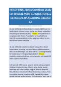 NR509 FINAL Bates Questions Study Set UPDATE VERIFIED QUESTIONS & DETAILED EXPLANATIONS GRADED A&plus;
