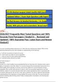 ATI RN Medical-Surgical &lpar;Adult Health&rpar; NGN Exam 2026&sol;2027  Updated Edition &vert; Exam-Style 600 Questions with Expert Verified Answers & Detailed Rationales &vert; A&plus; Study Guide&vert; With pictures and screenshots&vert; Brand new&excl;&excl; WITH BONUS OF MOST EXPECTED IN EXAM &ndash; MUS