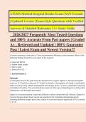 ATI RN Medical-Surgical Retake Exam  2026&sol;2027 CTUAL EXAM COMPLETE 160 QUESTIONS AND CORRECT DETAILED ANSWERS 2026&sol;2027 WITH BONUS OF FREQUENTLY MOST TESTED Q&A FROM PAST PAPERS &ndash; MOST EXPECTED IN EXAM &ndash; MUST KNOW BEFORE EXAM