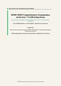 RIMS CRMP Comprehensive Examination &ndash; Risk and Insurance Management Society &lpar;RIMS&rpar; &ndash; 2026&sol;2027 Academic Year &ndash; 120 Questions and Answers Covering Five Core Domains