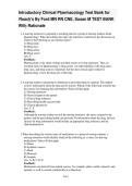 Test Bank for Roach&rsquo;s Introductory Clinical Pharmacology by Susan M&period; Ford&comma; MN&comma; RN&comma; CNE &vert; Questions and Answers 2027