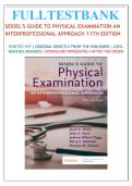 Test Bank For Seidel's Guide to Physical Examination 11th Edition By Jane Ball&comma; Joyce Dains&comma; John Flynn&comma; Barry Solomon&comma; Rosalyn Stewart&vert; 9780443348136&vert; All Chapters 1-26&vert; LATEST 2026