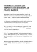 CP-FS PRACTICE TEST 2026 EXAM&NewLine;PREPARATION PACK KEY CONCEPTS AND&NewLine;PRACTICE QUESTIONS&NewLine;