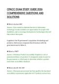 CPACC EXAM STUDY GUIDE 2026&NewLine;COMPREHENSIVE QUESTIONS AND&NewLine;SOLUTIONS
