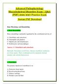 Chamberlain College Of Nursing &vert; Advanced Pathophysiology  Q&A Exam Prep Bundle &vert; 2026&sol;27 Practice Exam &vert; Rated A