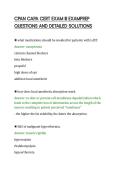 CPAN CAPA CERT EXAM III EXAMPREP&NewLine;QUESTIONS AND DETAILED SOLUTIONS