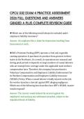 CPCU 552 EXAM 4 PRACTICE ASSESSMENT&NewLine;2026 FULL QUESTIONS AND ANSWERS&NewLine;GRADED A PLUS COMPLETE REVISION GUIDE