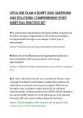 CPCU 552 EXAM 4 SCRIPT 2026 QUESTIONS&NewLine;AND SOLUTIONS COMPREHENSIVE STUDY&NewLine;SHEET FULL PRACTICE SET