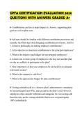 CPFA CERTIFICATION EVALUATION 2026&NewLine;QUESTIONS WITH ANSWERS GRADED A&plus;